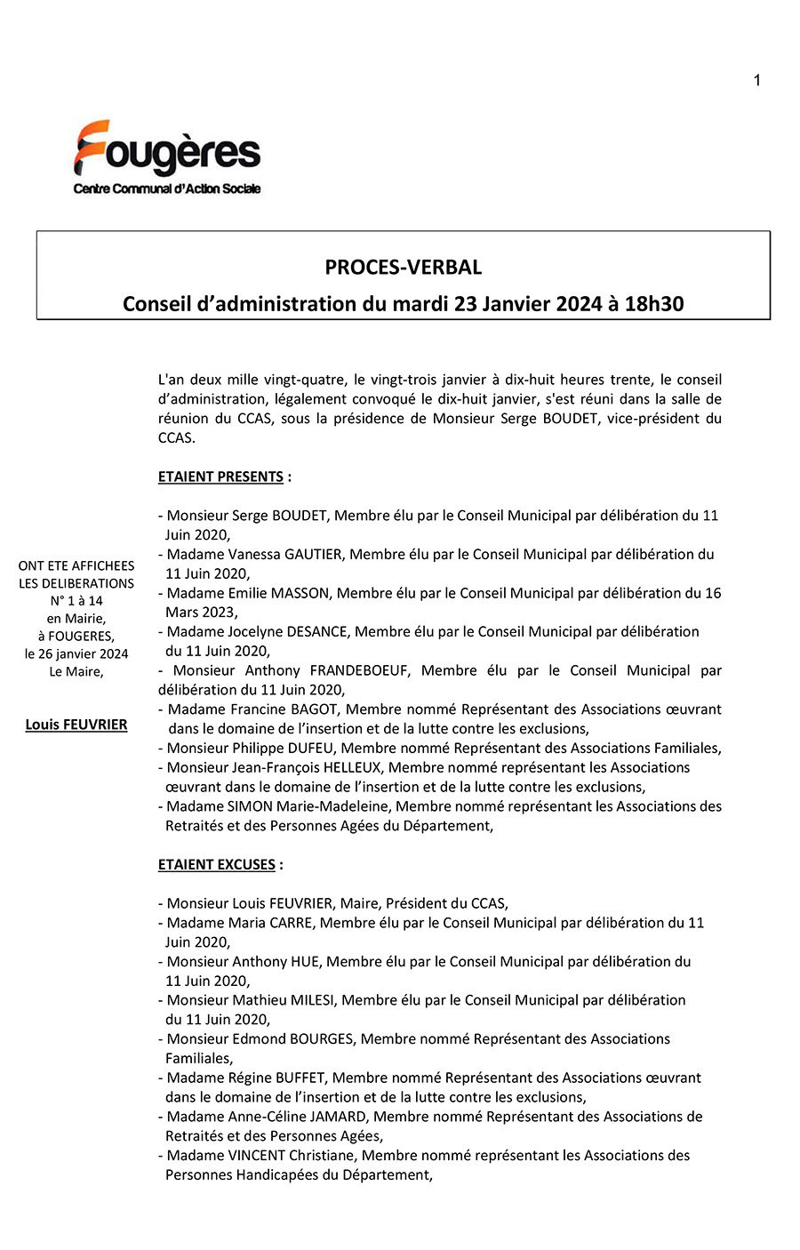 proces verbal ca du ccas du 23 janvier 2024
