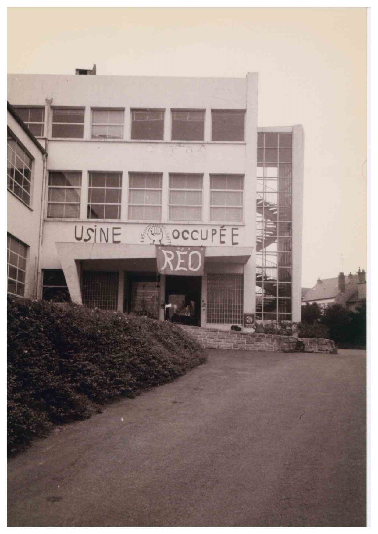 l’usine Réhault occupée, 1976