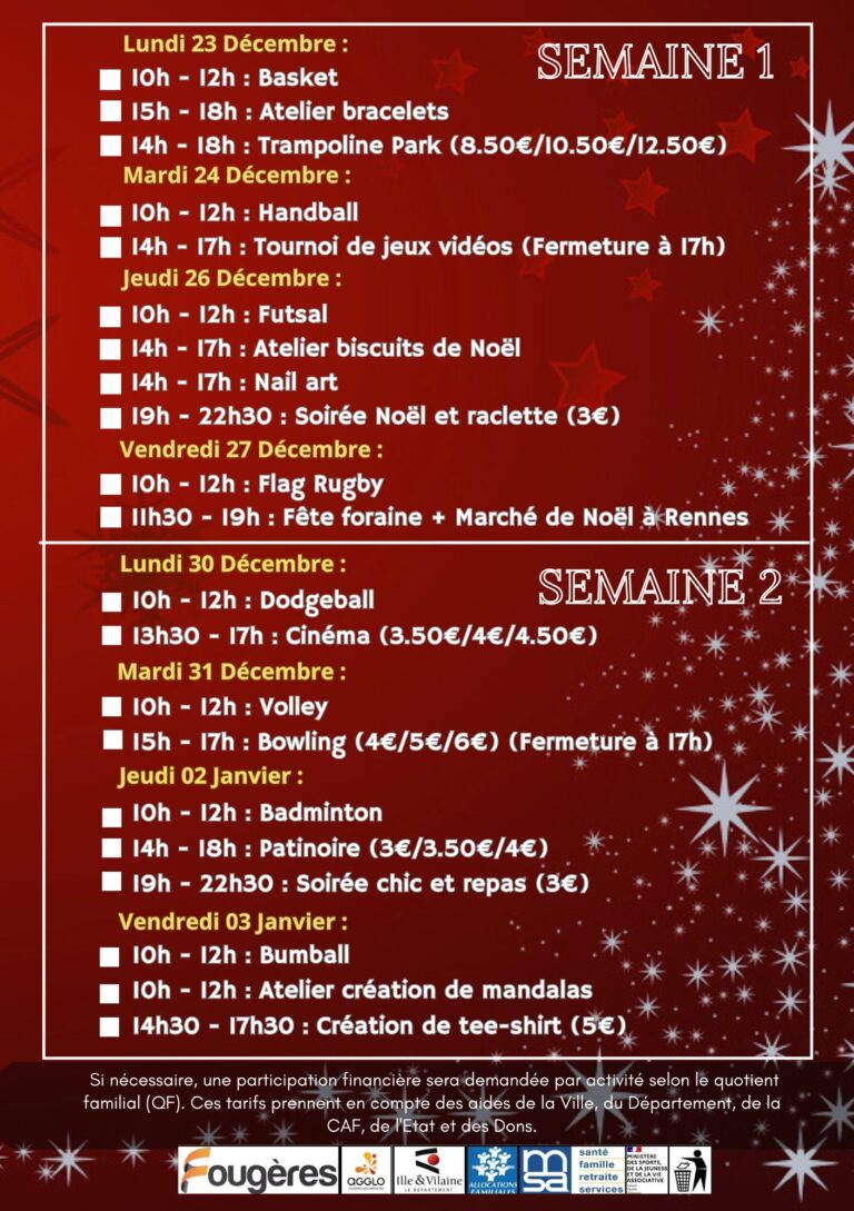 flyer noel 2024 verso