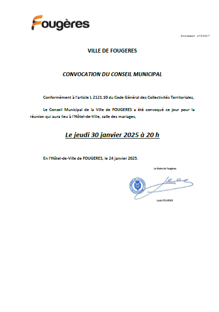 convocation 30.01.25