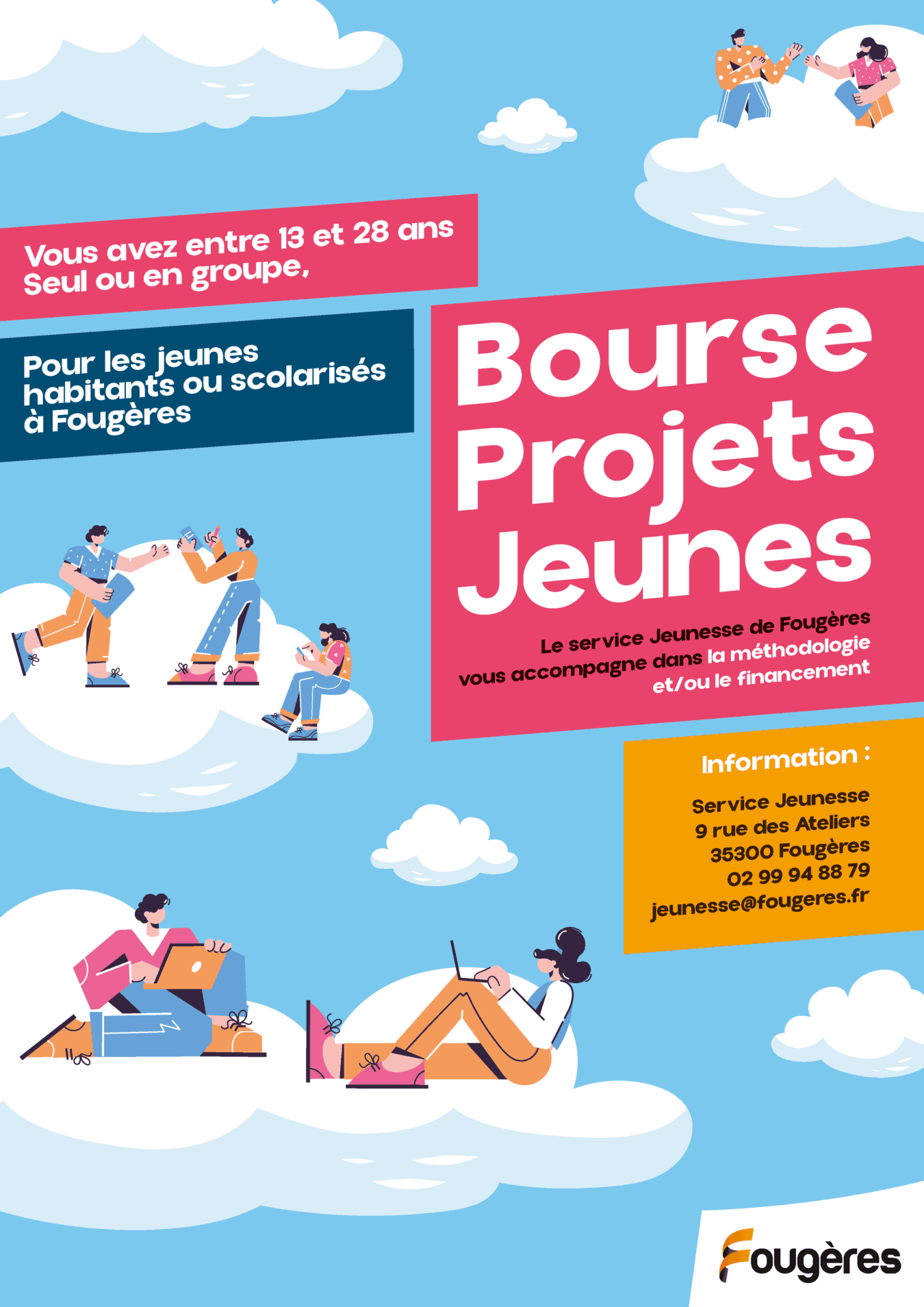 Affiche bourse projet jeunes