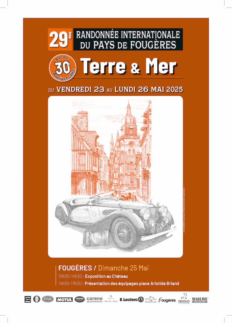 Affiche Randonnée internationale du pays de Fougères
