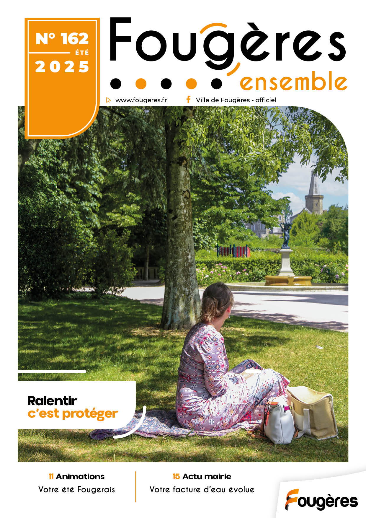 Couverture du magazine Fougères Ensemble été 2025