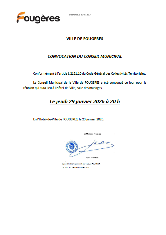 convocation 29.01.26