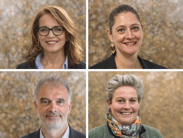 photos des quatre candidats restant au second tour